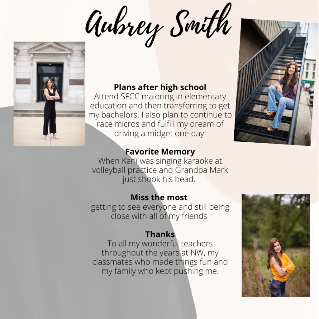 Senior Spotlight Aubrey Smith