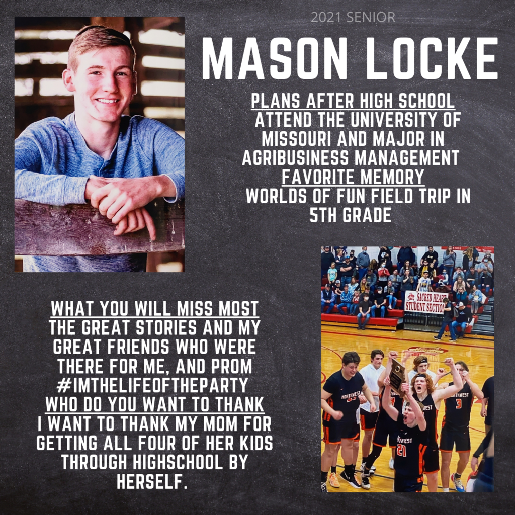 Senior Spotlight Mason Locke