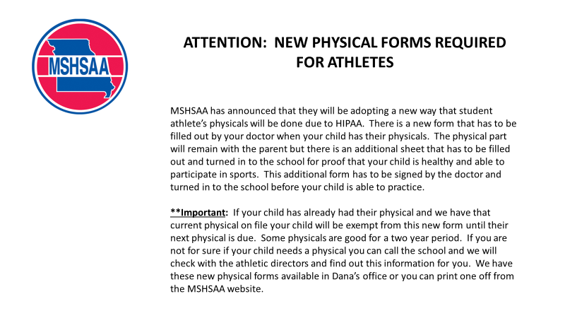 info from MSHSAA